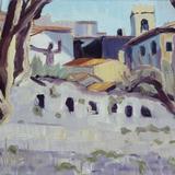 St. Paul de Vence - oil on board