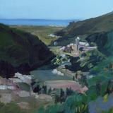 Auribeau sur Siagne - oil on board