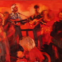 ONE LAST CEILIDH, Lochailort Inn 30x50 in.  L4,000