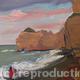 Madelyn at Etretat