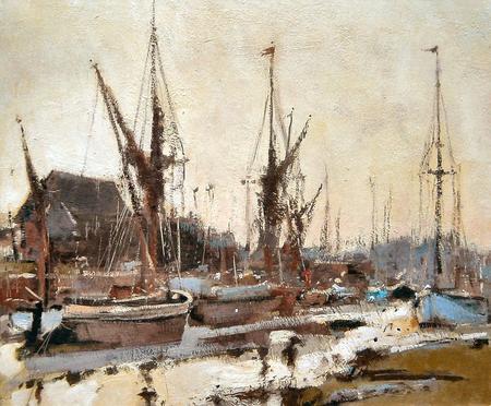 Thames barges at Faversham
