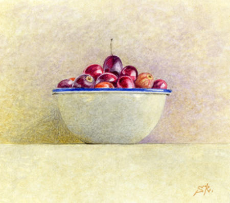 Cranberries in a bowl