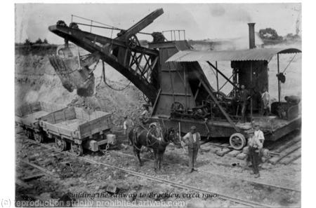 building the railway to Brackley in the 1890s