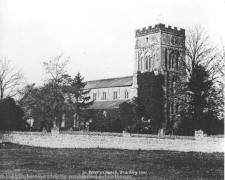 Brackley Church (St Peters) c.1900