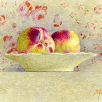 Nectarines in a bowl
