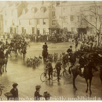The hunt in Brackley c.1900