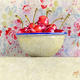 Cherries in an enamel…