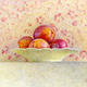 Peaches in a bowl