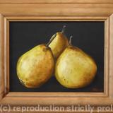 3-pears-rocha - acrylic on panel