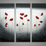 Vincent Poppies - Acrylic on canvas