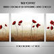 May Poppies | | 150 x 51cm | Acrylic on Canvas May Poppies