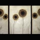 Triptych Golden Sunflowers | | | Triptych Golden Sunflowers