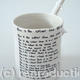 Matt | | | Thrown and slip cast porcelain with transfer detail Matt