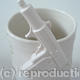 Matt | | | Thrown and slip cast porcelain with transfer detail Matt