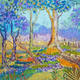 Woodland | £120 | 42 x 59cm | Giclee Print on Stretched Canvas Woodland
