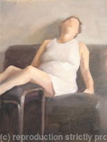Woman in a White Dress