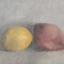Still Life with Sweet Potato and Lemon