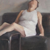 Woman in a White Dress