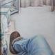 Sunday Evening | | 15 x 15cm | Coloured Pencil on Paper Sunday Evening