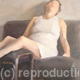 Woman in a White Dress