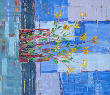 Red Vase