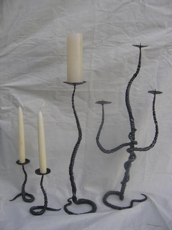 twisted candlesticks