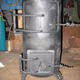 Wood stove with oven