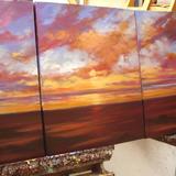 Sky of Fortune SOLD - Acrylic/ deep/Canvases