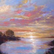 Sunset on the River.