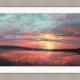 Ode to a Sunset Framed