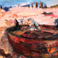 Boat, low tide