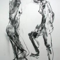 Standing female nude 2