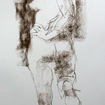 Standing female nude 4