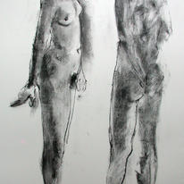 Standing female nude 5
