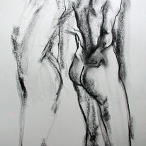 Standing female nude 6
