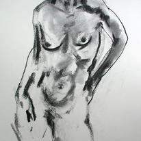 Standing female nude 7