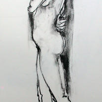 Standing female nude 8