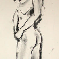 Standing female nude 12
