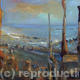 Sea Structure 1, Eastbourne | £550 | 79 x 64cm | oil on canvas Sea Structure 1, Eastbourne