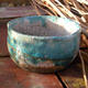 small raku pot