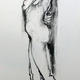 Standing female nude…