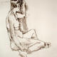 Seated female nude 2