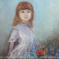 Isabella amongst the poppies