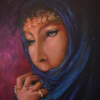 WOMAN IN BLUE