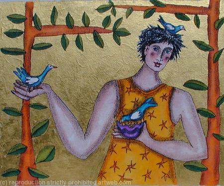 feeding the birds