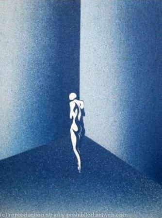 Blue figure
