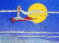 Girl on a Flying Carpet