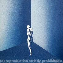 Blue figure
