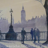 london walk - watercolour