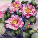 Pink Striped Camellia | | 33 x 23cm | giclee print Pink Striped Camellia